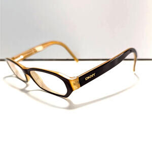 DKNY Women's Glasses DY4521 Brown & Tan Eyeglasses Size:  51-15-135 FRAMES ONLY